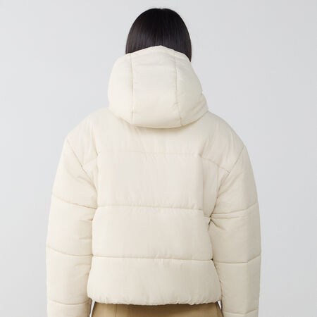 NIKE DOUDOUNE PUFFER BEIGE/WHITE WOMEN