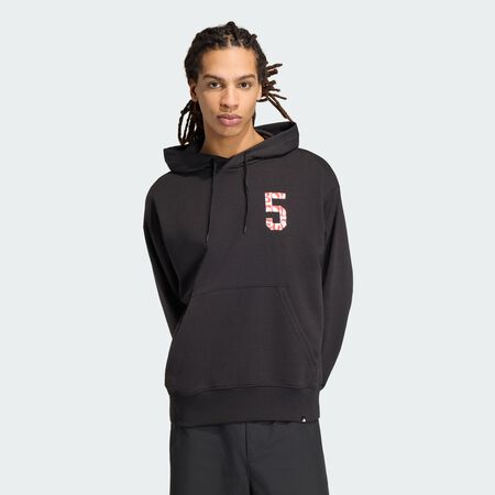 ADIDAS PERFORMANCE HOODIE AUDI REVOLUT F1 TEAM GABRIEL BORTOLETO GRAPHIC II Black / Hi-Res Red HOMME