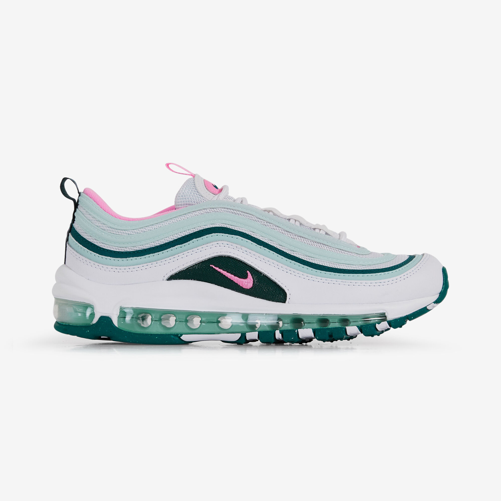 NIKE AIR MAX 97 BLANC VERT SNEAKERS ENFANT Courir