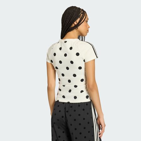 ADIDAS ORIGINALS SLIM FIT CALI TEE Off White WOMEN
