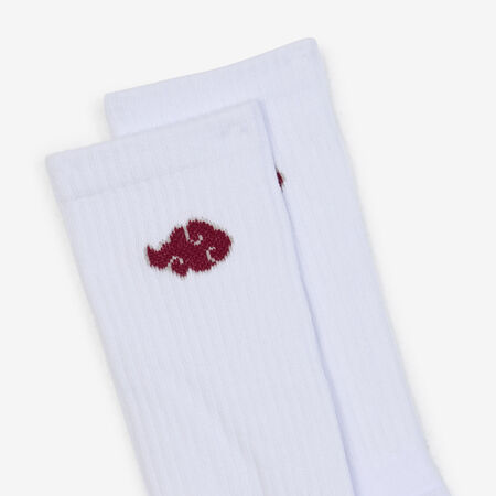 NARUTO CHAUSSETTES X3 CREW AKATSUKI WHITE/RED UNISEX