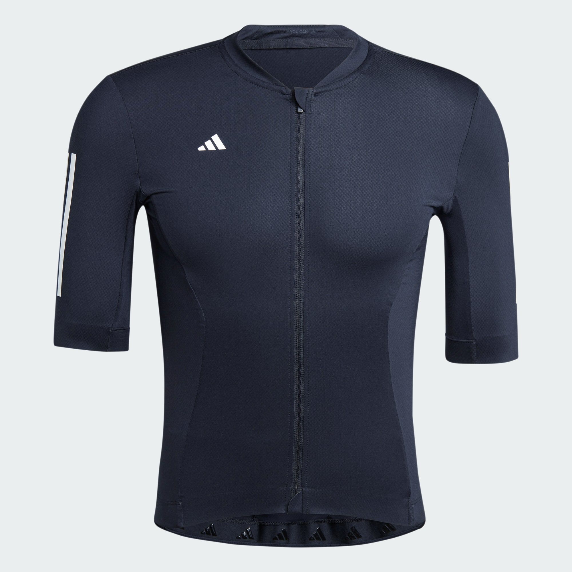 ADIDAS PERFORMANCE Tempo 3 Stripes Cycling Jersey Black TEE SHIRT MEN Courir