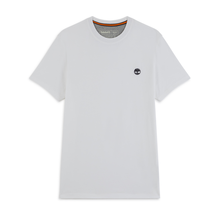 TIMBERLAND TEE SHIRT RIVER SMALL LOGO WHITE MEN