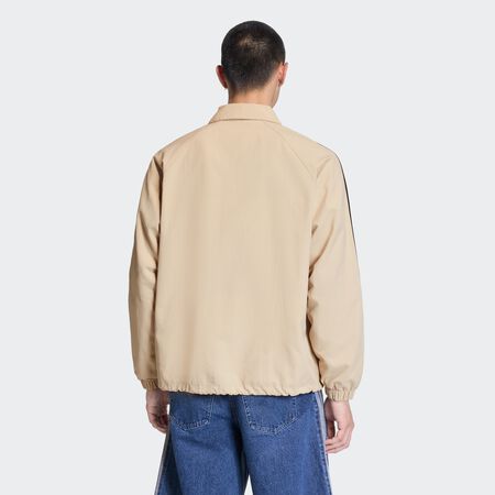 ADIDAS ORIGINALS VESTE DE COACH 3-STRIPES Stone Khaki HOMME