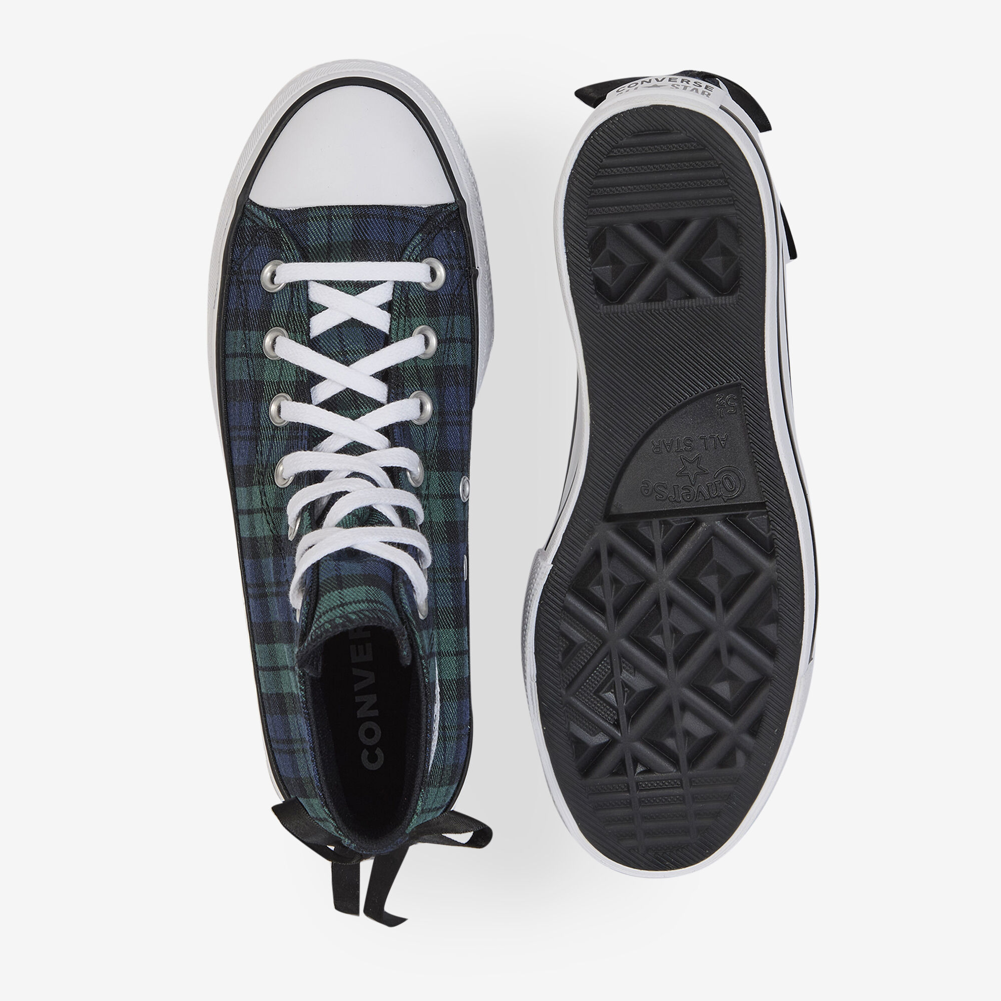 Chuck Taylor All Star Lift Platform Plaid - vue 4