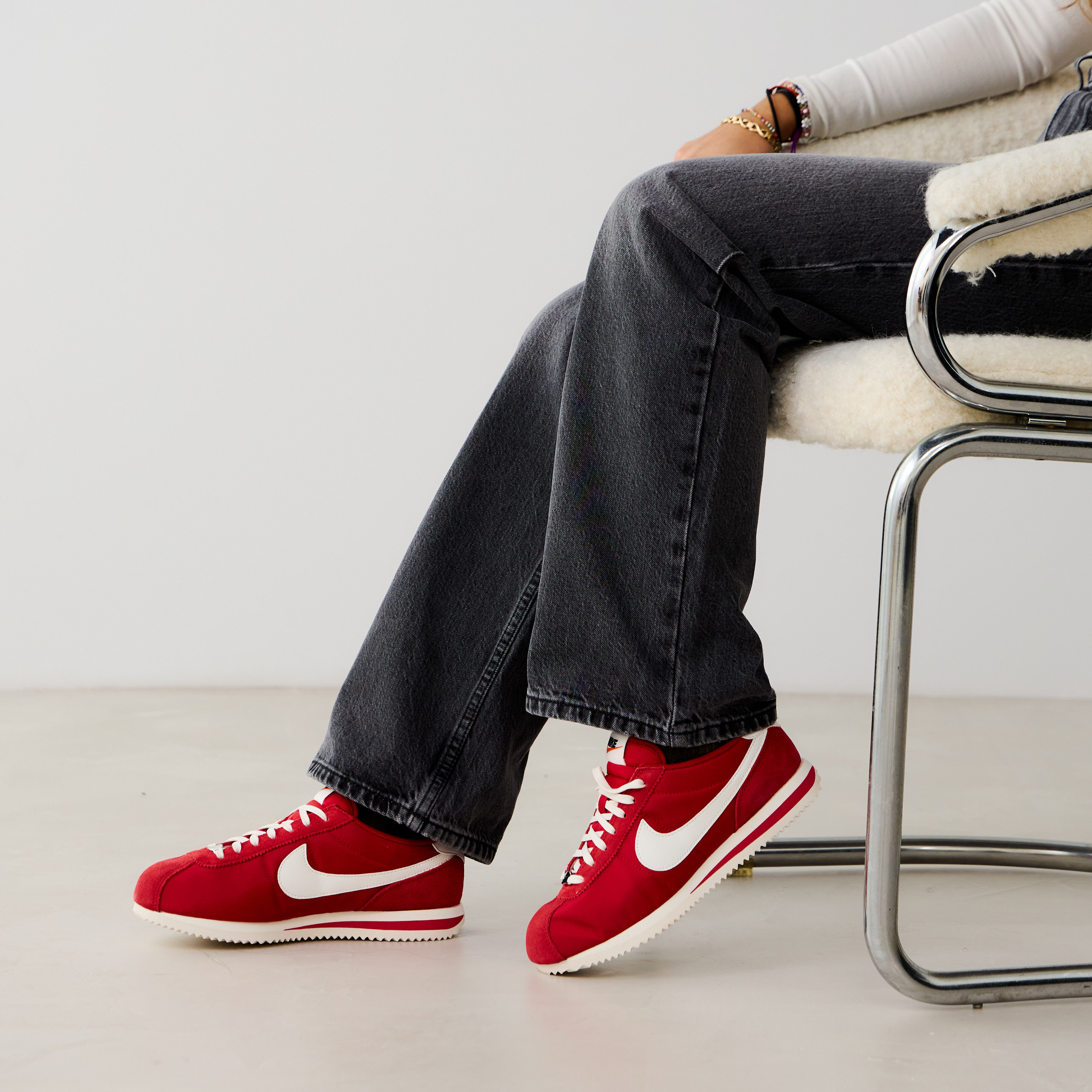 nike cortez bright crimson