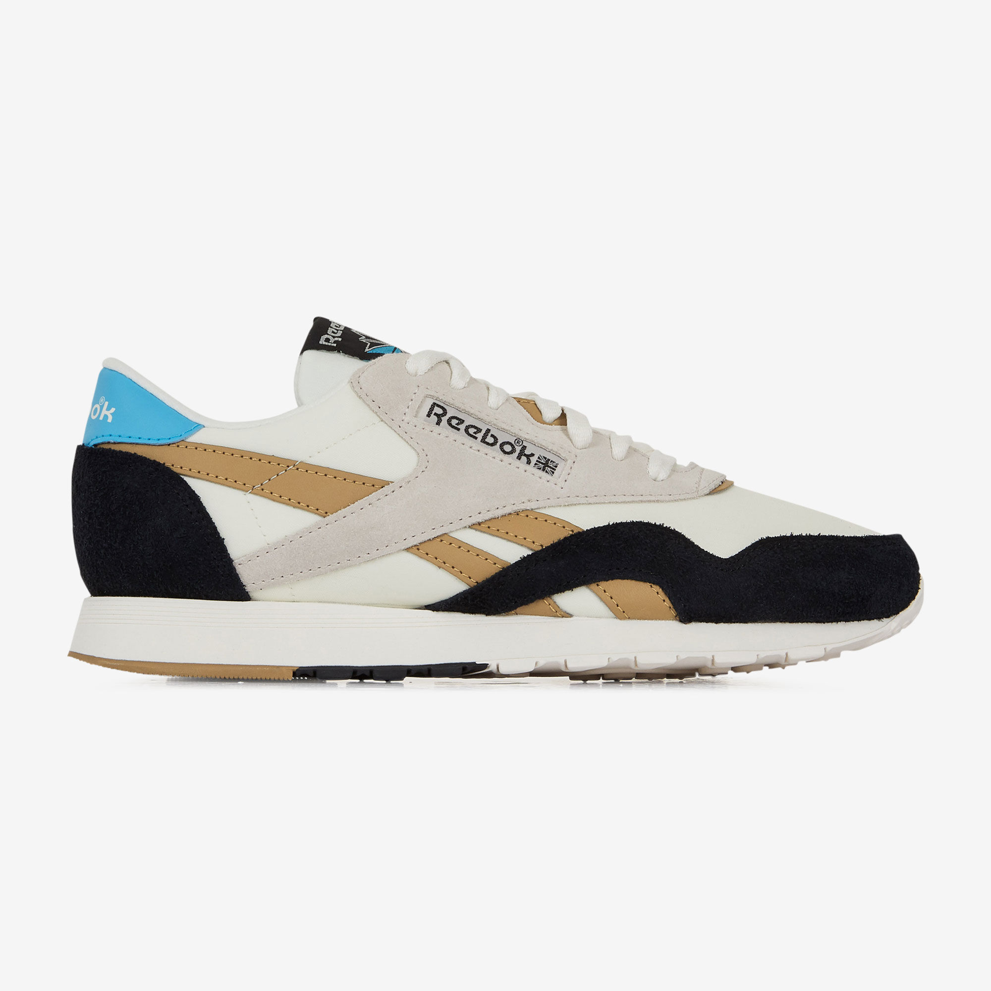 Reebok classic sale nylon blanc beige