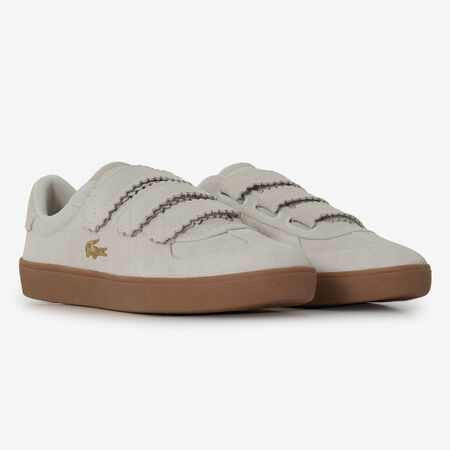 LACOSTE BASESHOT PRO VELCRO BEIGE WOMEN