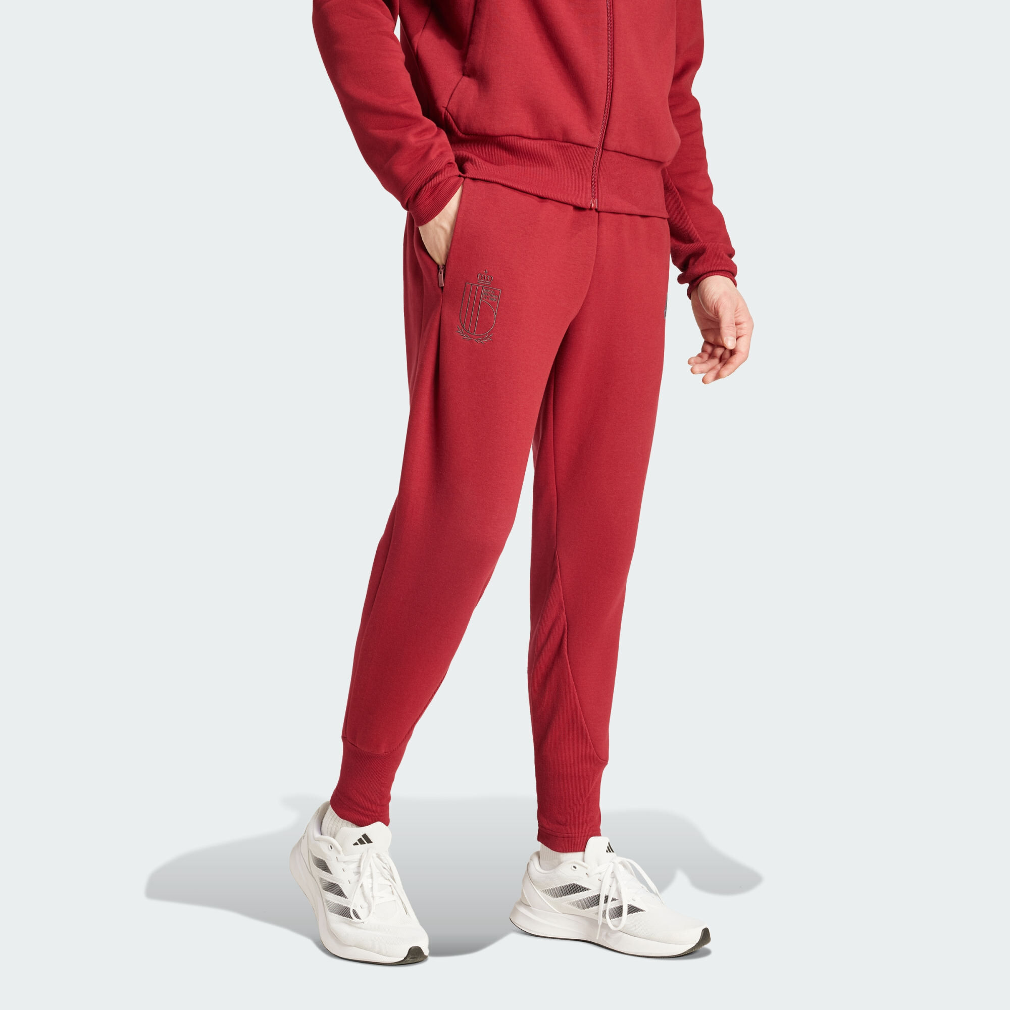 Pantalons de survetement Joggings ADIDAS ROUGE Collections 2024 Courir