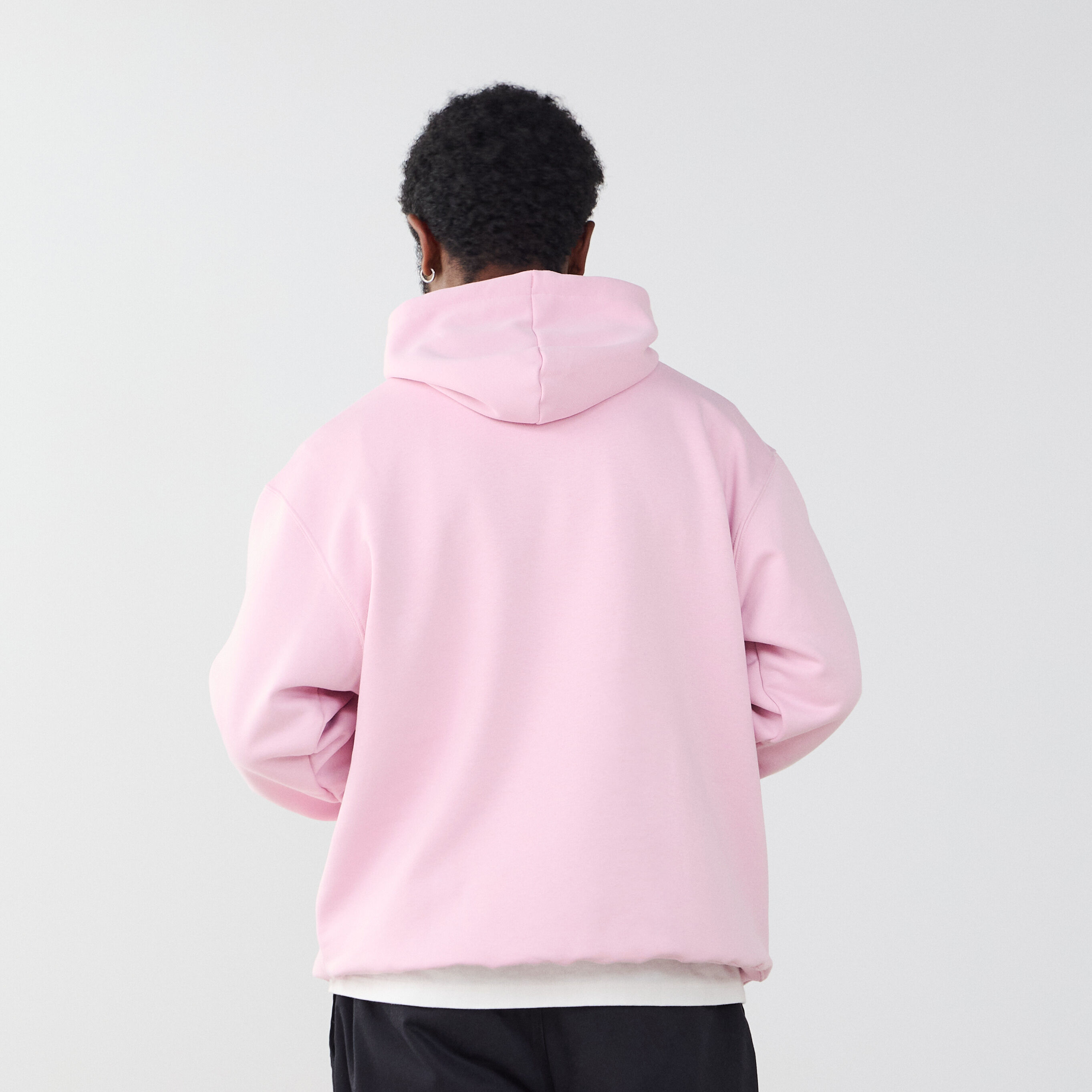 Hoodie Embro Logo Boston 06  Rose/rouge