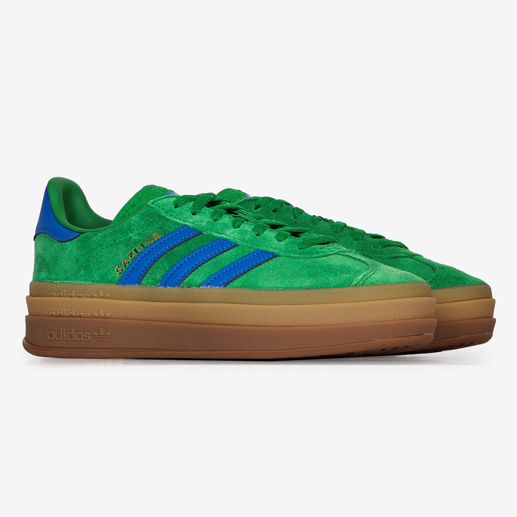 ADIDAS ORIGINALS GAZELLE BOLD GREEN BLUE SNEAKERS WOMEN Courir