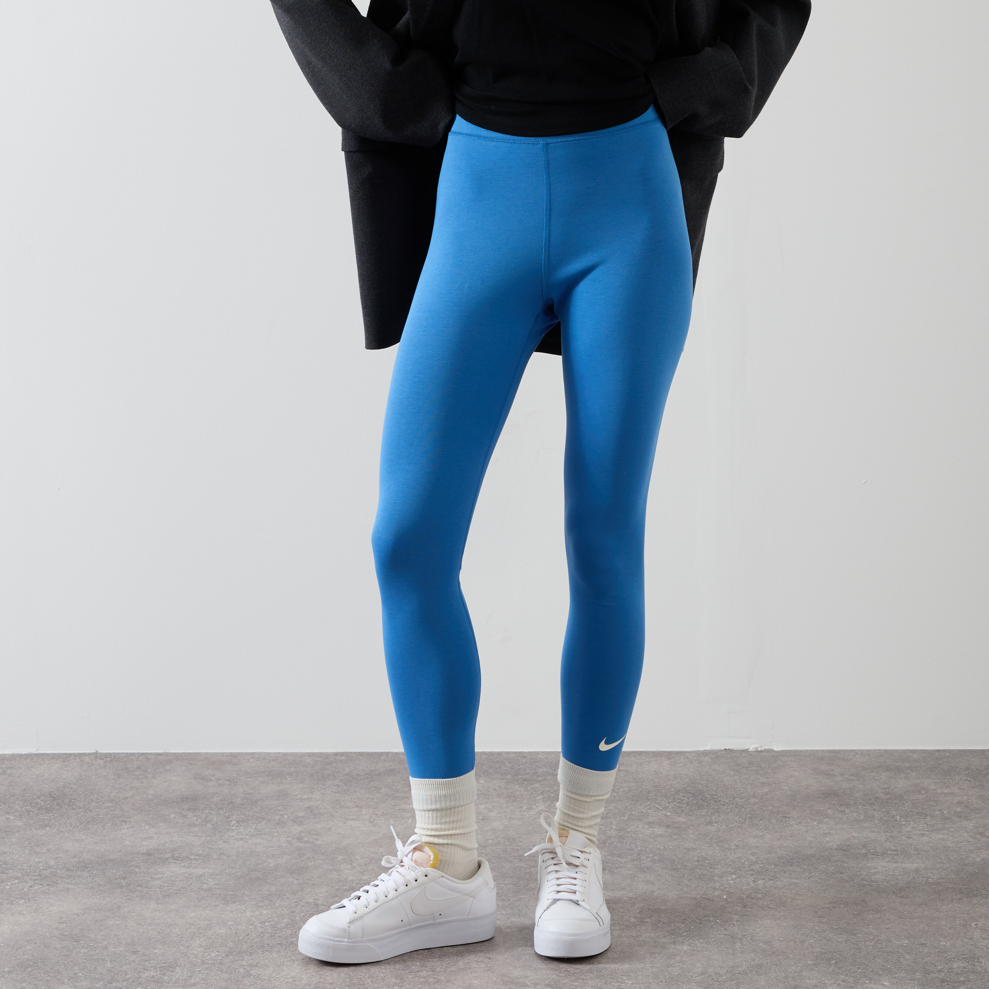 Legging nike shop bleu femme