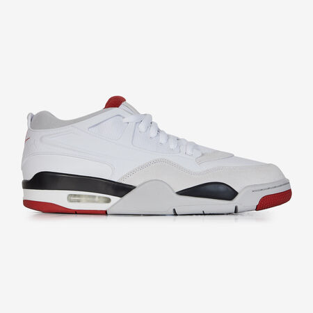AIR JORDAN 4 RM : BLANC/ROUGE