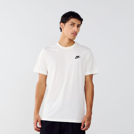 NIKE TEE SHIRT CLUB ECRU HOMME