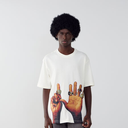 JORDAN TEE SHIRT MJ 6 RINGS OFF-WHITE MEN