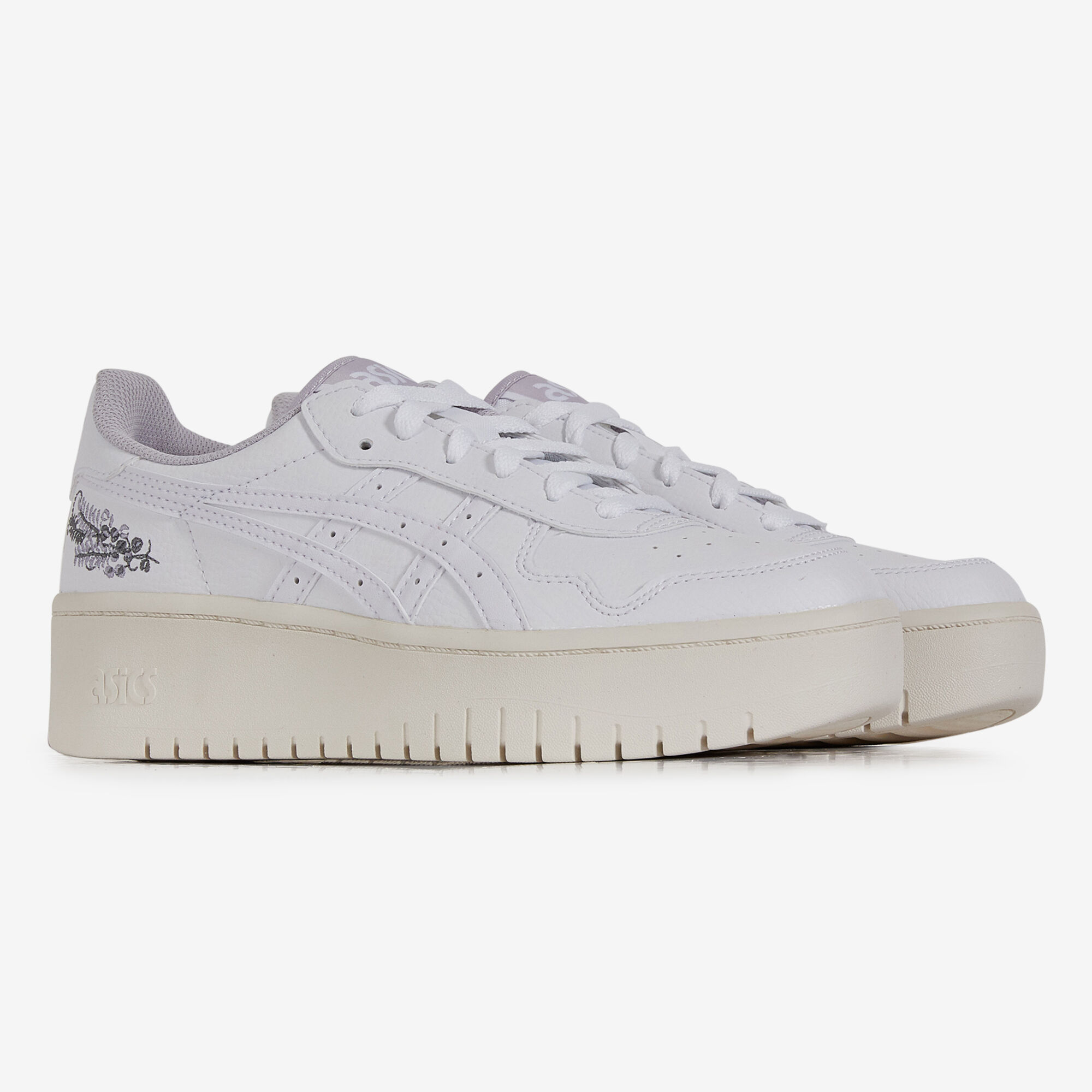 Asics top floral sneakers