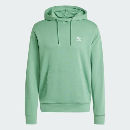 ADIDAS ORIGINALS Trefoil Essentials Hoodie Preloved Green MEN