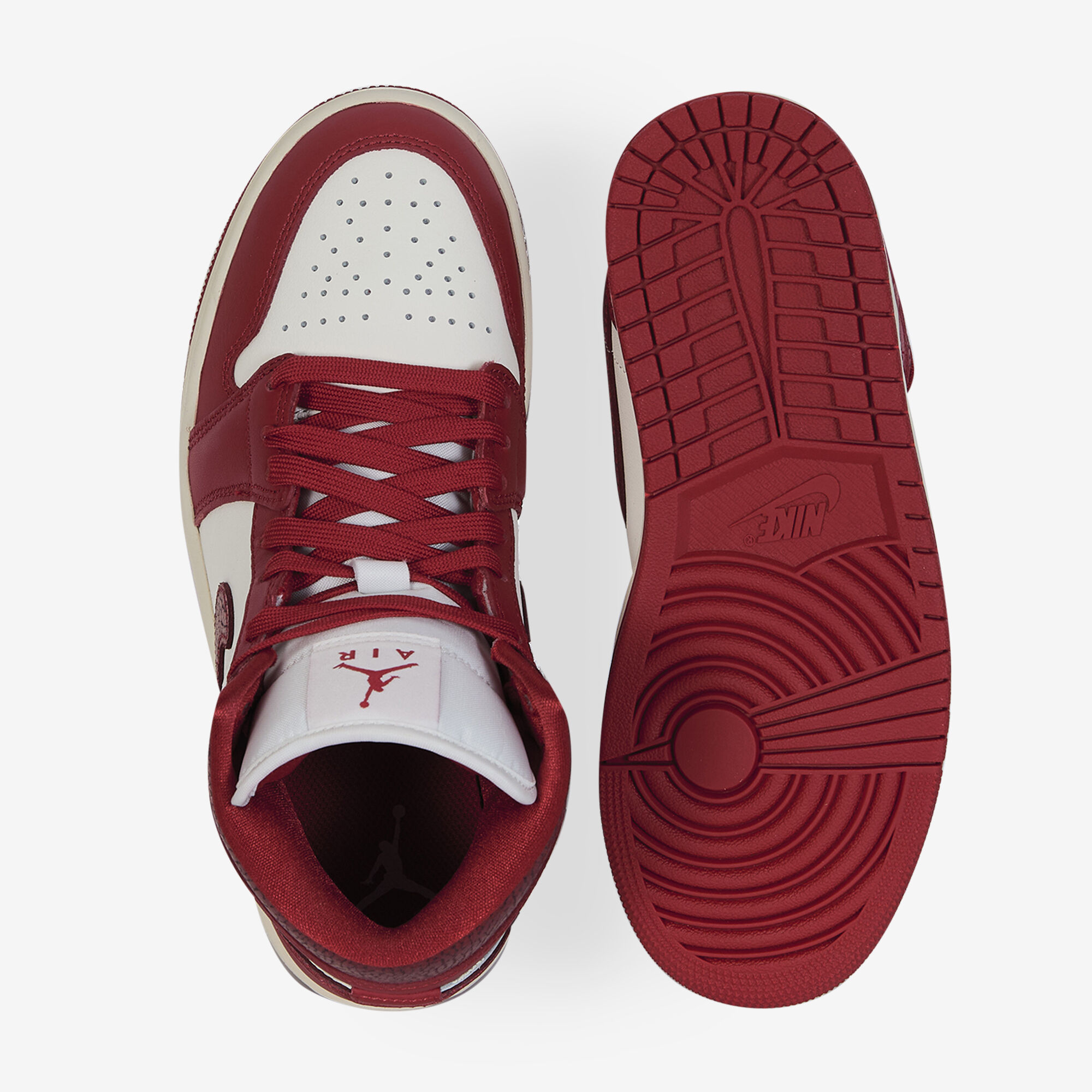 Air Jordan 1 Mid Se  Blanc/rouge