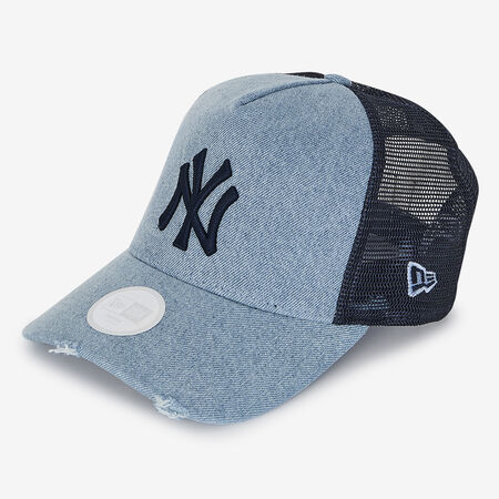 NEW ERA TRUCKER WOMEN NY DENIM BLUE/NAVY BLUE WOMEN
