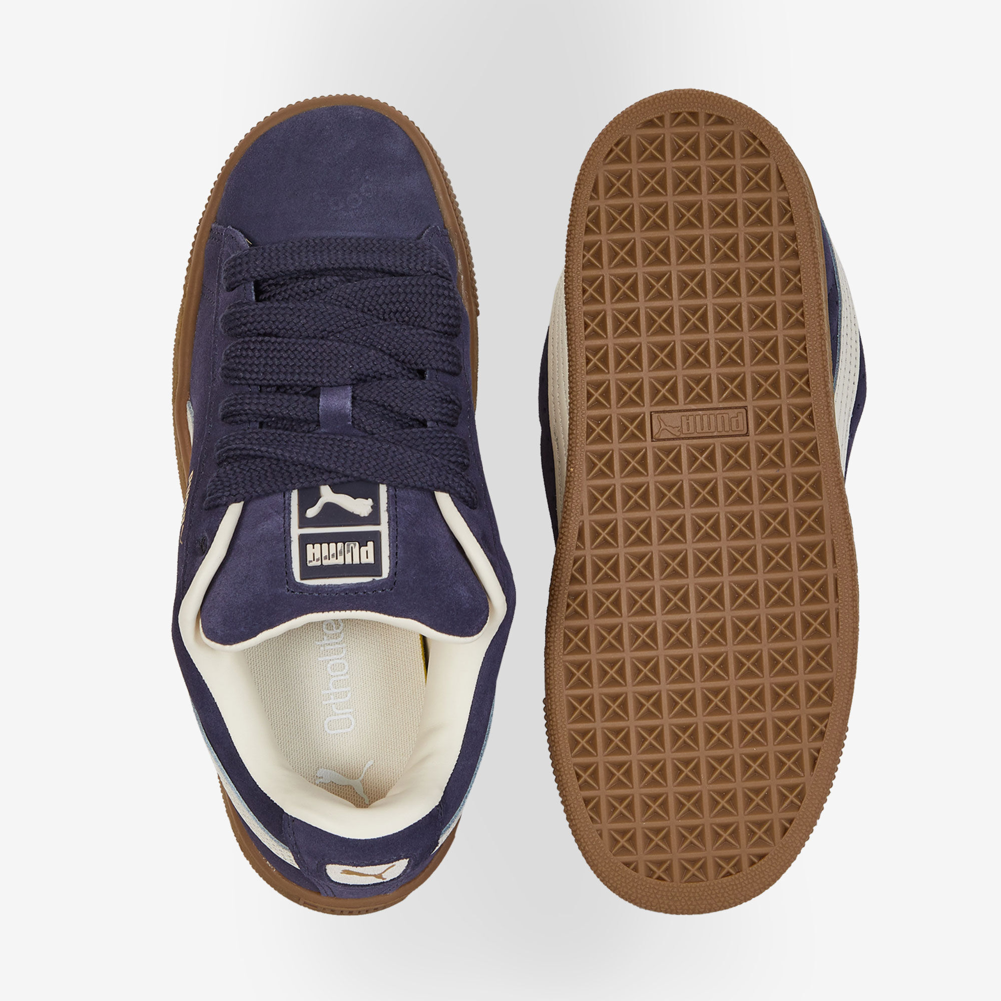 Suede Xl  Marine/beige
