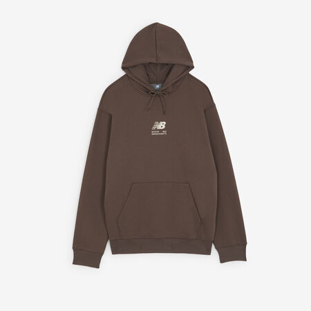 HOODIE BOSTON LOGO : BROWN/BEIGE