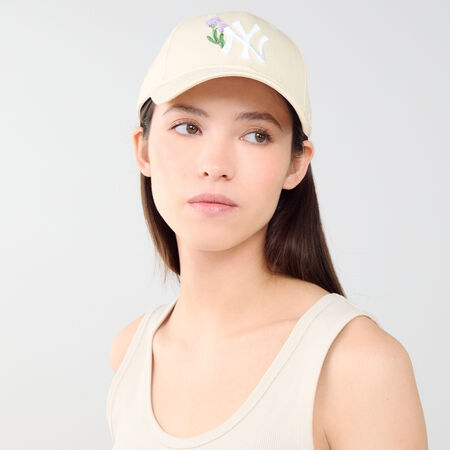 NEW ERA 9FORTY WOMEN NY PEARLS BEIGE/BLANC FEMME
