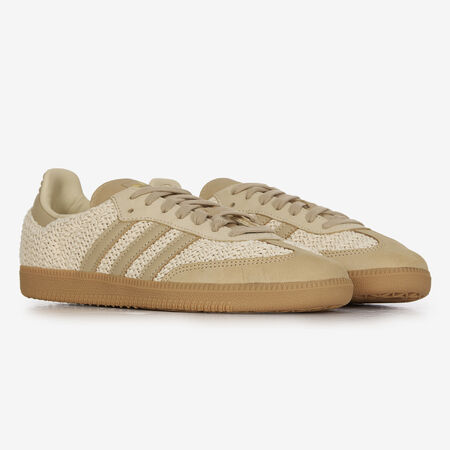 ADIDAS ORIGINALS samba SAMBA OG KNIT BEIGE/BROWN MEN