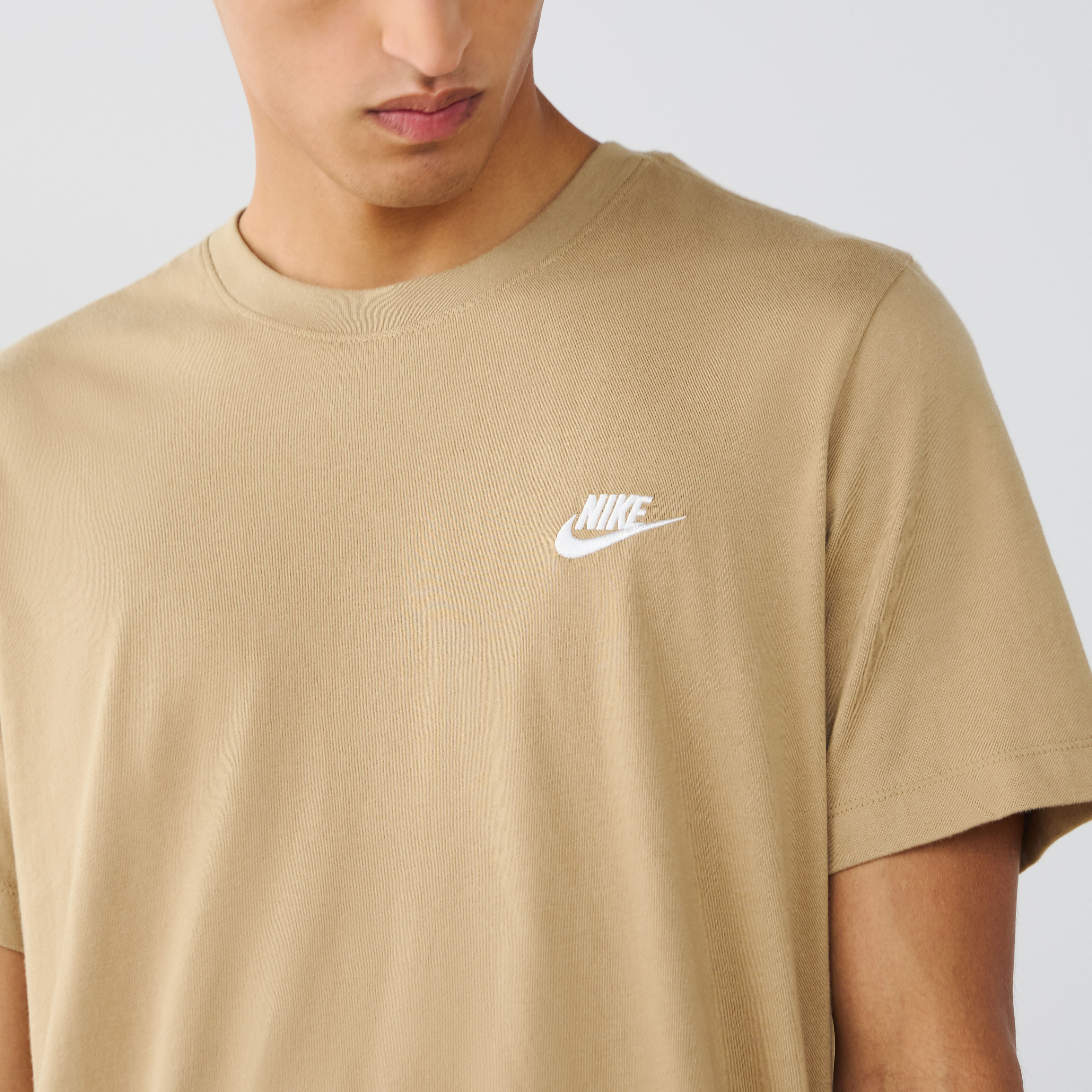 Tee Shirt Club  Marron/blanc