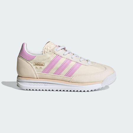 SL 72 RS Elastic Laces Shoes Kids : Chalk White / Bliss Lilac / Wonder White