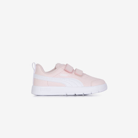 PUMA COURTFLEX V3 CF ROSE/BLANC BÉBÉ