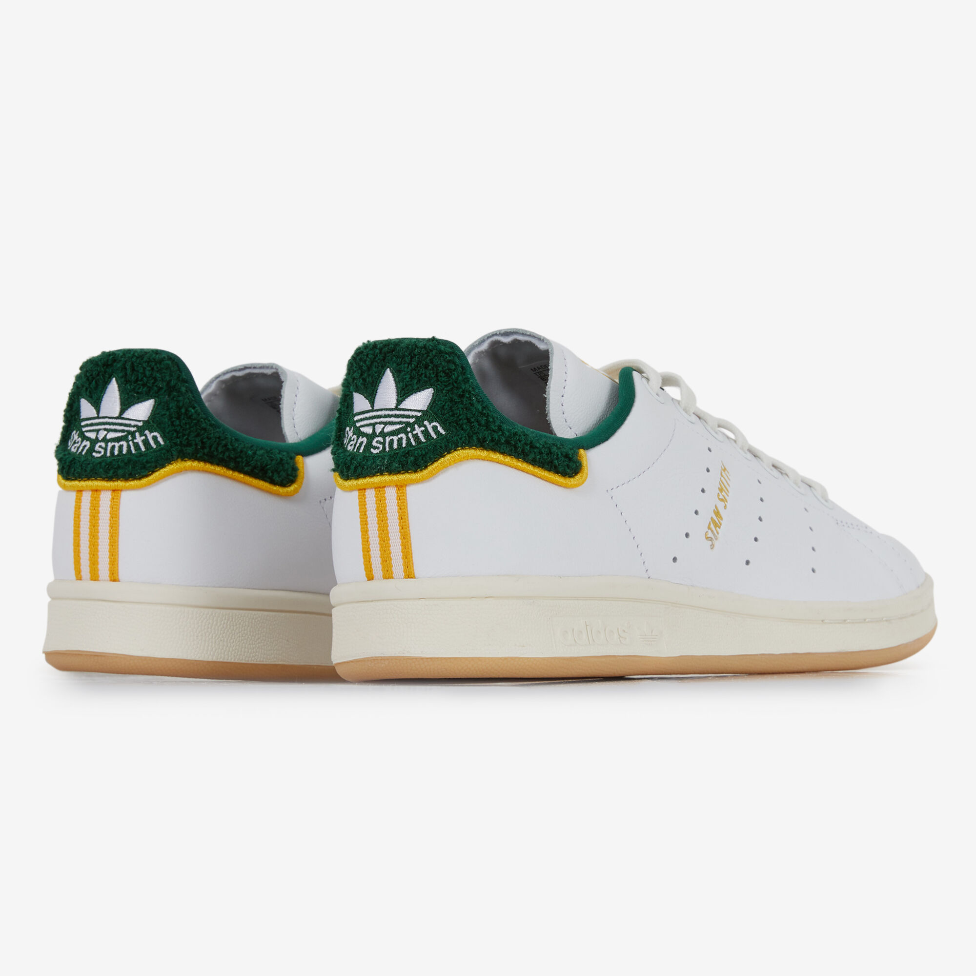Stan smith vert online blanc