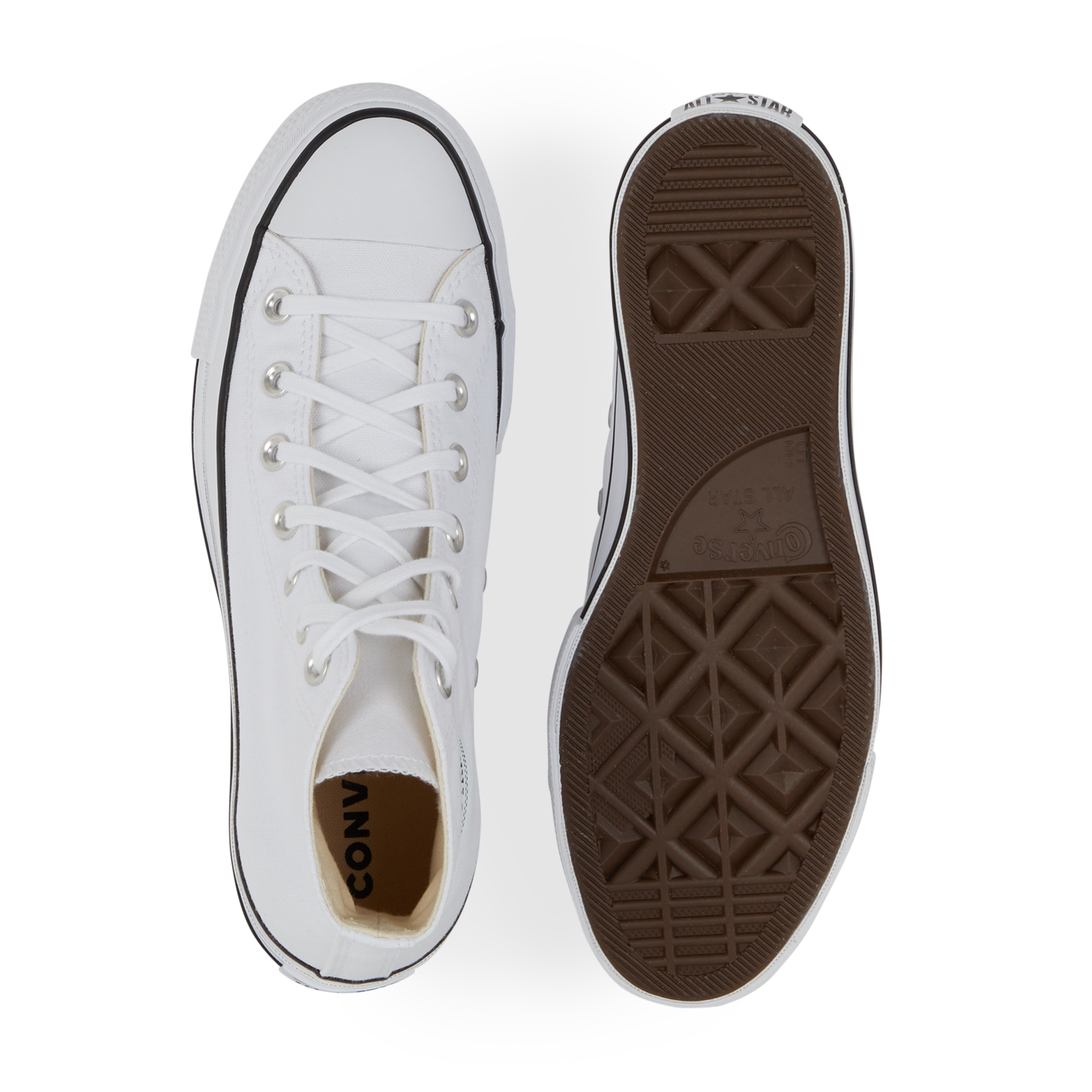 converse basse blanche courir