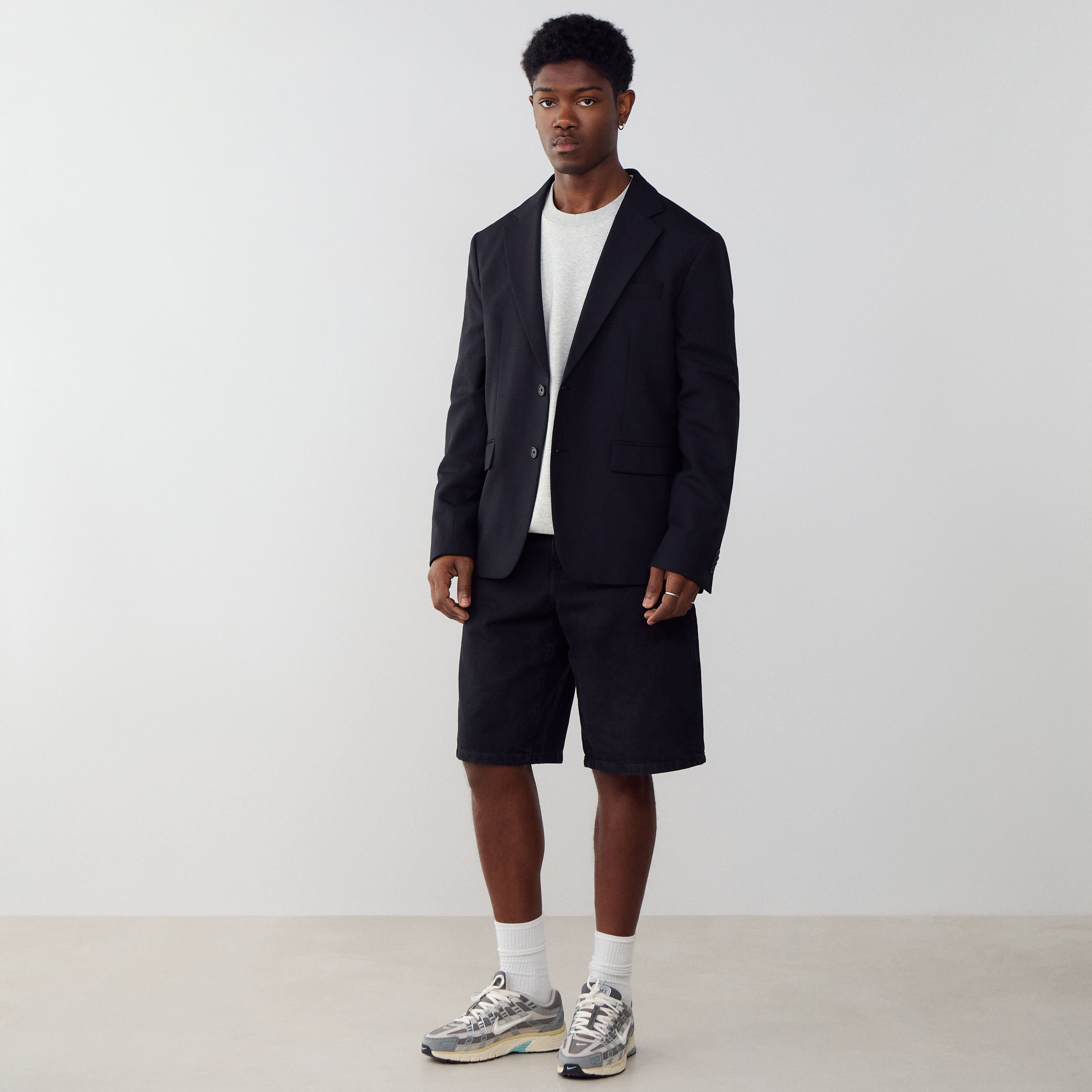 Sweat Crew Brooklyn  Gris/blanc