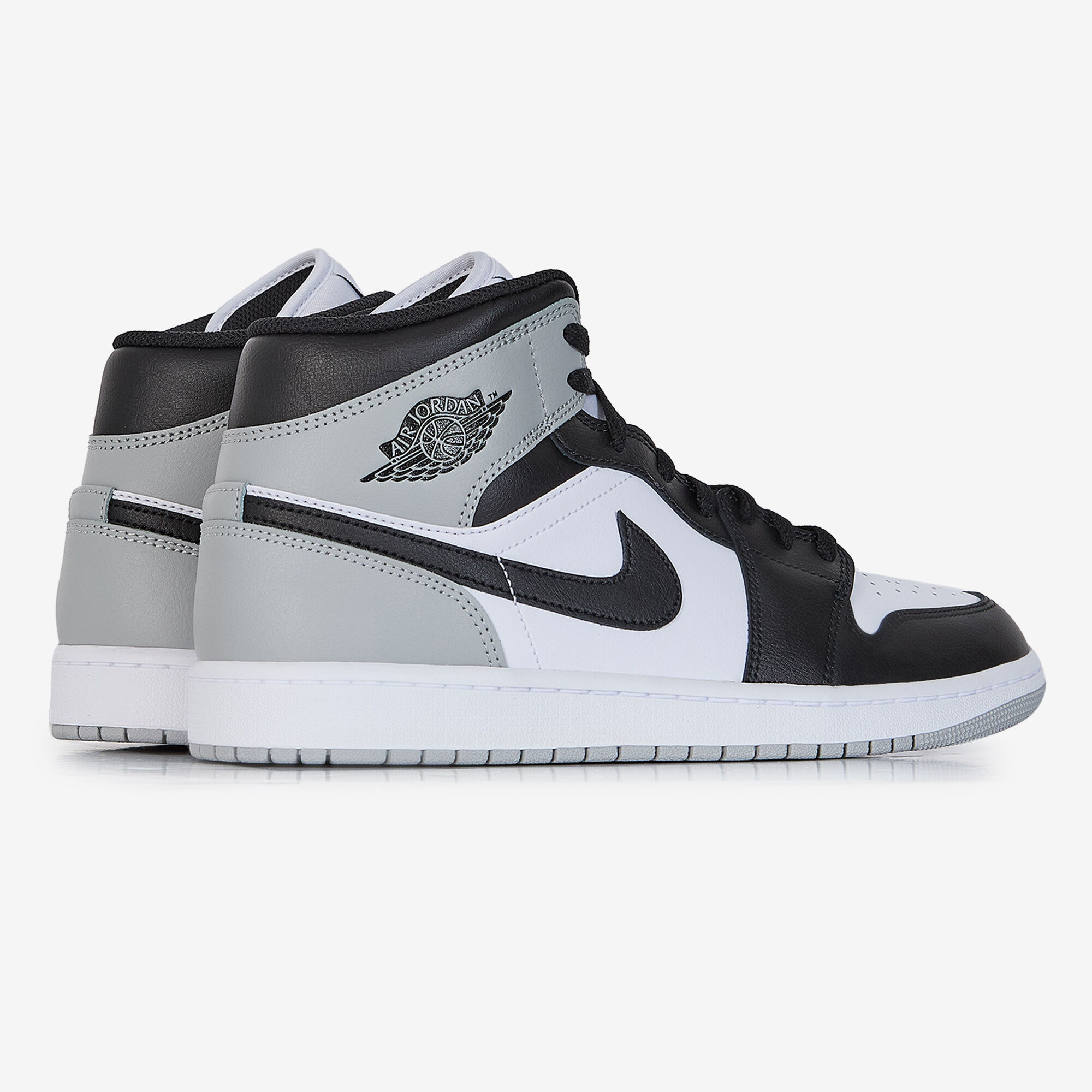 Air Jordan 1 Mid  Blanc/gris