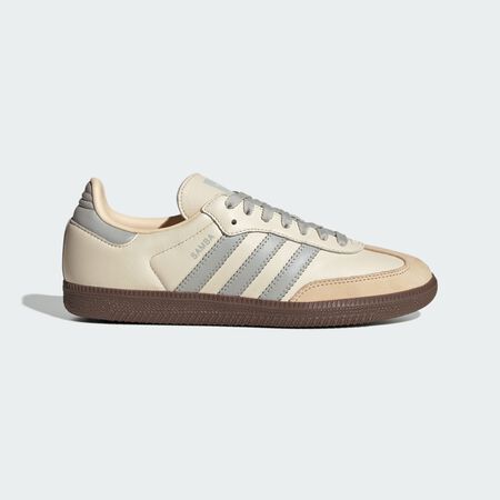 ADIDAS ORIGINALS Samba OG Shoes Cream White / Wonder Silver / Sand Strata UNISEX