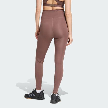 ADIDAS PERFORMANCE Optime Essentials Full-Length Leggings (Maternity) Earth Strata WOMEN