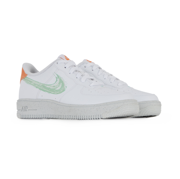 NIKE AIR FORCE 1 LOW CRATER BLANC BLEU BLANC VERT ORANGE