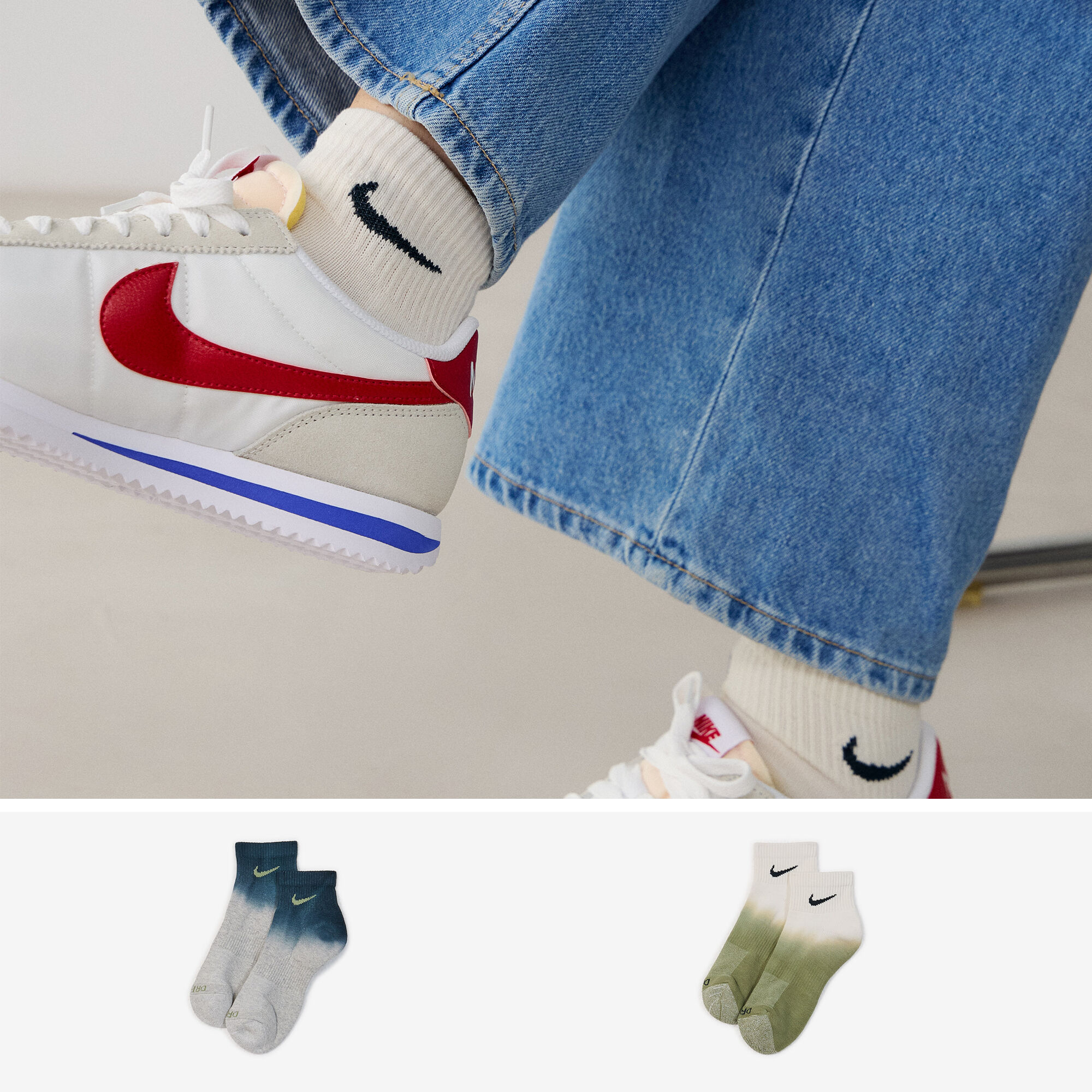 Chaussettes X2 Ankle Tye Dye Multicolore