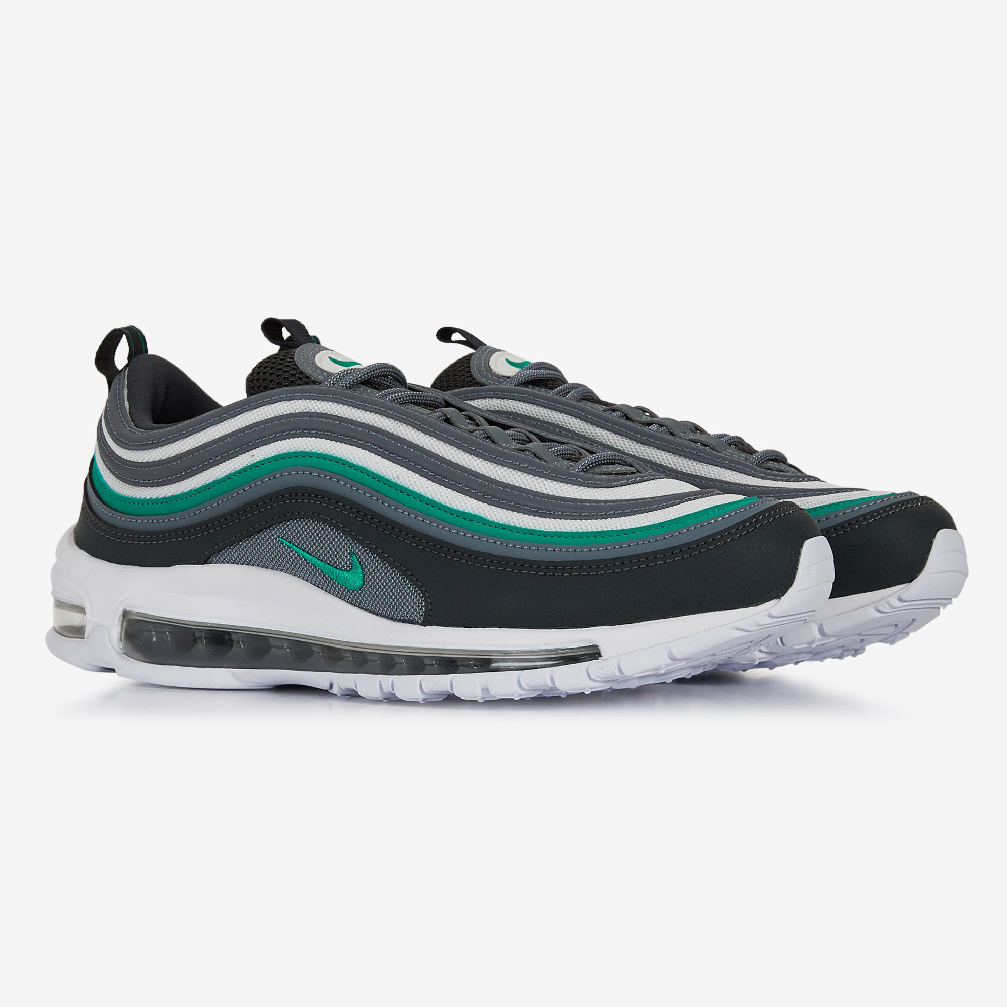 NIKE AIR MAX 97 GRIS VERT SNEAKERS HOMME Courir