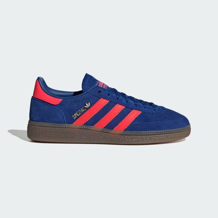 ADIDAS ORIGINALS HANDBALL SPEZIAL SHOES Collegiate Royal / Solar Red / Gold Metallic UNISEX