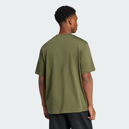 ADIDAS SPORTSWEAR Essentials Big Logo Tee Olive Strata / Black MEN