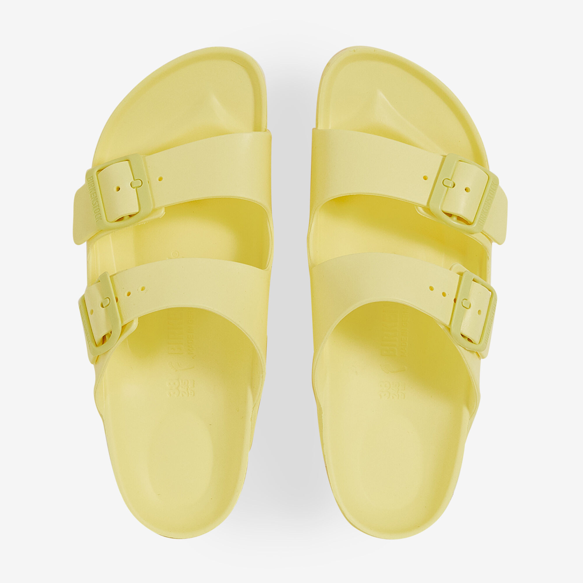 Soft yellow eva birkenstocks hot sale