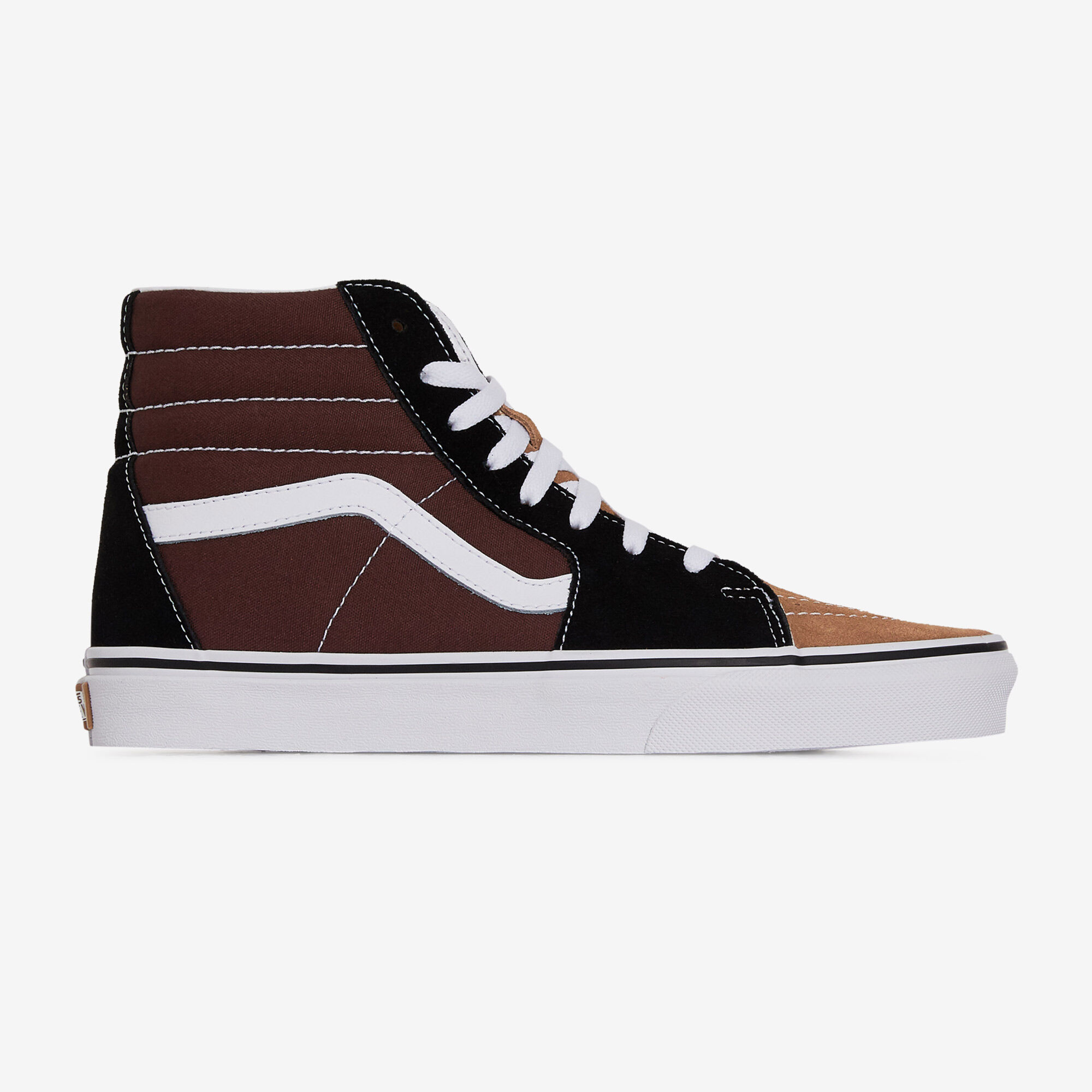 VANS SK8 HI MARRON NOIR SNEAKERS HOMME Courir