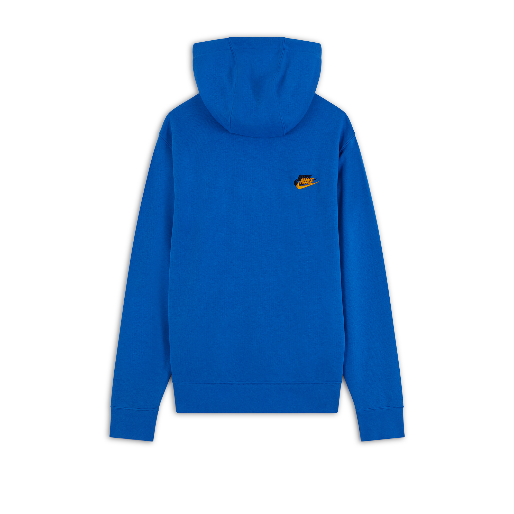 NIKE HOODIE FTA MULTI LOGO BLUE SWEATSHIRTS MEN
