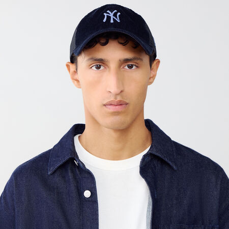 NEW ERA 9TWENTY TRUCKER NY CORD NAVY BLUE/BLUE MEN
