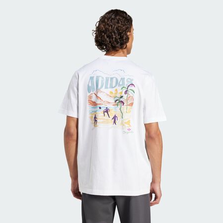 ADIDAS ORIGINALS adidas Originals Resort Graphic Tee White MEN