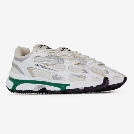 LACOSTE l00 L003 2K24 BLANC/VERT HOMME