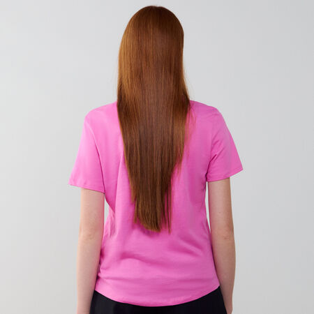 NIKE TEE SHIRT CLUB PINK/WHITE WOMEN