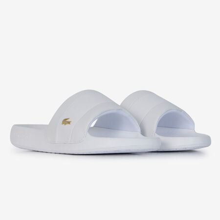 LACOSTE SERVE SLIDE HYBRID BLANC HOMME