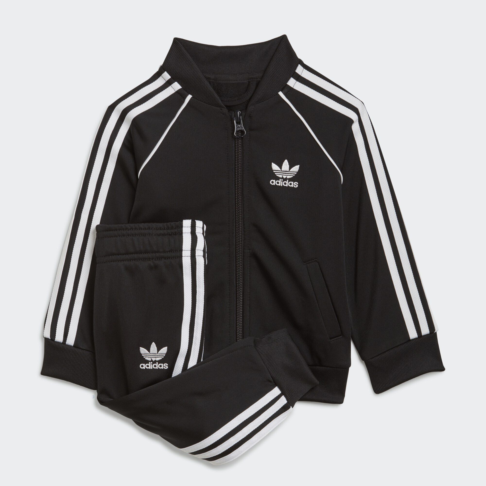 ADIDAS ORIGINALS Adicolor SST Track Suit Black White TRACKSUIT KIDS Courir